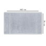 Mijölnir Toalla de Baño Algodón 100% 450 gr/m² 76 x 142 cm Gris Lujo Suavidad Absorción Experiencia Spa